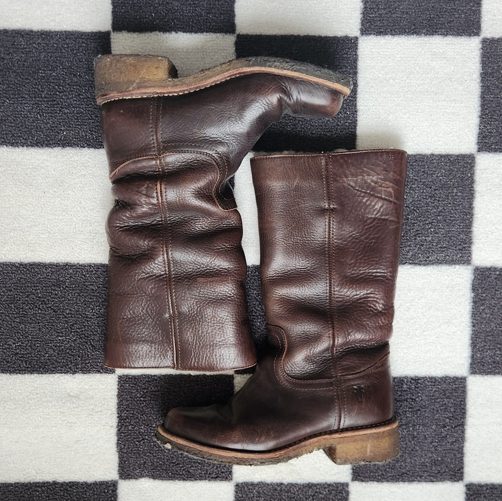 Frye Shearling Boots